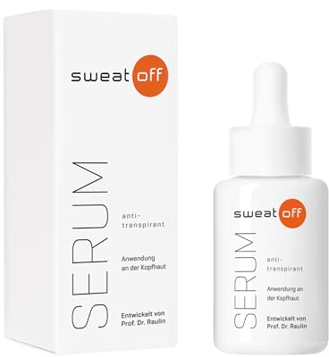 Sweat-Off Siero antitraspirante 30 ml contro la sudorazione, siero contro la sudorazione della testa, antiperspirant contro il sudore sulla testa