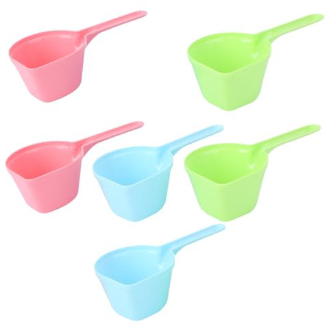 Toddmomy 18piezas Cucharas Medidoras Coloridas para Alimentos De Mascotas y Agua De Tazas De Medición para Perros y Gatos para Control De Porciones y Uso Cocina