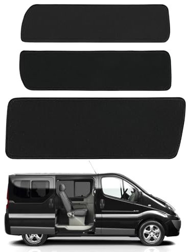 3 Stück Teppiche Fußmatten Ersatz für 2014-2024 Renault Trafic, Fußmatte Einstieg, Strapazierfähige Eingangstürmatte Wohnwagenmatte Eingang