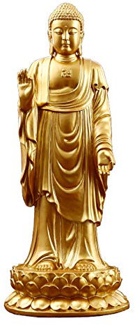 UQACHG Fengshui-Statue, 48 cm Große Buddha-Statue, Stehend, Für Haushaltsdekorationen, 48 cm Große Buddha-Statue, Feng-Shui-Dekor, Geeignet Für Home Office, Hotel, Z,
