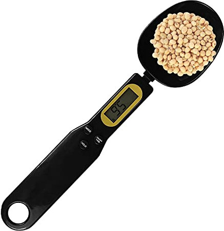 Bilancia digitale a cucchiaio, da cucina, 500 g/0,1 g, bilancia digitale da cucina per misurare solidi, liquidi e polveri