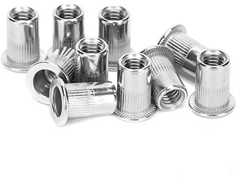 Accessori Hardware Durevoli Dadi a Rivetta M6 - Set di 50 Dadi Ciechi in Acciaio Inossidabile per Automobili e Prodotti Industriali Leggeri