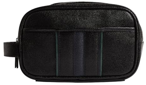 Ted Baker Kulturbeutel Keilab Stripe PU Washbag Black schwarz