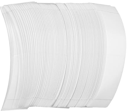 AIEX 72uds Cintas Adhesivas para Pelucas Encaje, Invisibles e Impermeables Cinta de Doble Cara para Pelucas Encaje con Adhesivo Fuerte por Fijar Tupés Mujeres Hombres (Blanco)