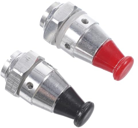 COLLBATH 2pcs Pressure Cooker Jigger Valves Safety Relief Replacement Accessories for Aluminum Cookers Fit Lightweight