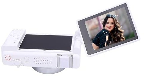 Tbest Appareil Photo Numérique 5K, écran Rabattable à 270 °, Zoom 18X, Caméscope HD 80 MP, Autofocus de 2,8 Pouces, Photographie de Voyage