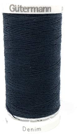 Gütermann Denim Polyester Nähgarn 100 Meter Jeansgarn pro Spule Marine