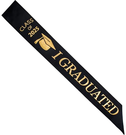 GraduatePro Fascia Laurea Dottoressa Accessori per Decorazione Cerimonia Party Festa Infermiera Americana Donna Uomo Graduation Dottore Universitario