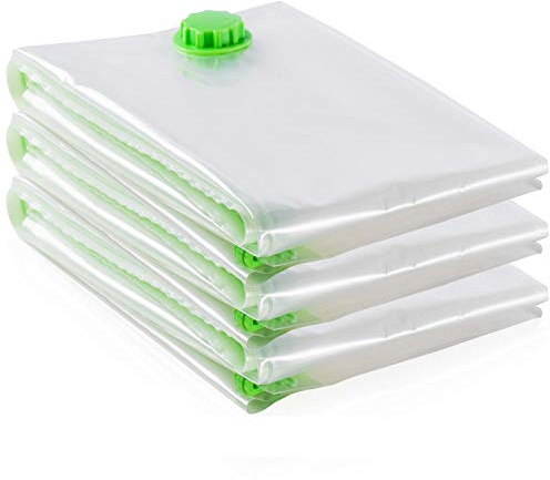 Opaza Vacuum Storage Bag Medium (80 x 60 cm), Airtight Space Saver Compression Bags for Clothing,duvets,bedding (3 Pack)