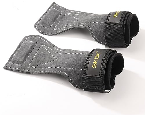 OLYSPM Bande Poignet Musculation,Sangles d'haltérophilie en Cuir de Vache Souple avec Résistance à l'abrasion,Antidérapant,Sangle de Tirage pour Haltérophilie,Musculation,Gymnastique