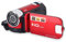 Videocámara Digital Full HD 16X, Mini Cámara de Vídeo Portátil Para Niños, Rotación DV Vintage, Profesional Para Fiesta en Casa (Rojo)