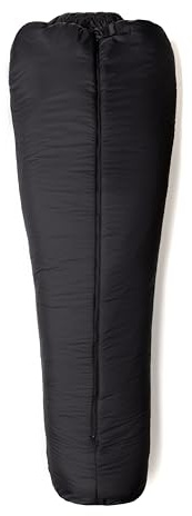 Snugpak Special Forces 2 Sac de Couchage fabriqué au Royaume-Uni avec Fermeture éclair Centrale à dégagement Rapide (Noir, Fermeture éclair Centrale)
