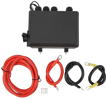 XTevu Contactor de Control de relé de solenoide de cabrestante de 12 V, contactor de solenoide de cabrestante con Caja de Repuesto para Remolque de vehículo ATV UTV 4x4 de 8000 a 17000 LB