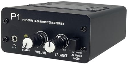 Asyduey P1 Cuffie Monitor Preamplificatore Amplificatore Auricolari Amplificatore con Ingressi XLR 6.35 Uscita Amplificatore Audio Spina UE