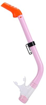 Sharplace Boccaglio da Nuoto per Bambini, Tubo di respirazione Professionale, Pratico con Clip Frontale, boccaglio da Nuoto per Bambini, Rosa