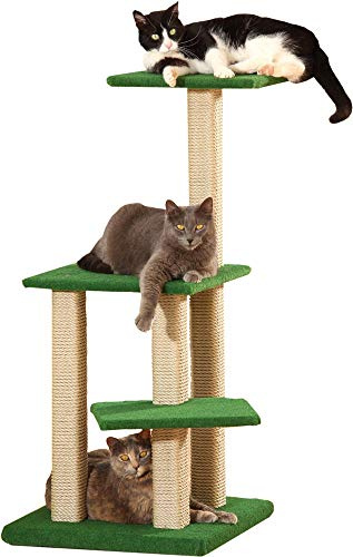 CLEVERCAT Outdoor Modell Lugano ermöglicht Krallenwetzen und Ausschau halten an der frischen Luft. Made in Germany mit Ersatzteilnachkaufgarantie