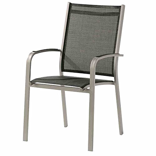 Sieger 911/A-G Meran Stapelsessel, Grau, 57 x 61 x 85 cm