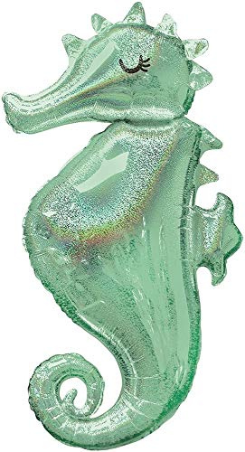 Mermaid Wishes Seahorse SuperShape Foil Balloon 20/50cm x 38/96cm P40