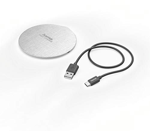 Hama “FC10 Metal” Wireless Charger, cream white