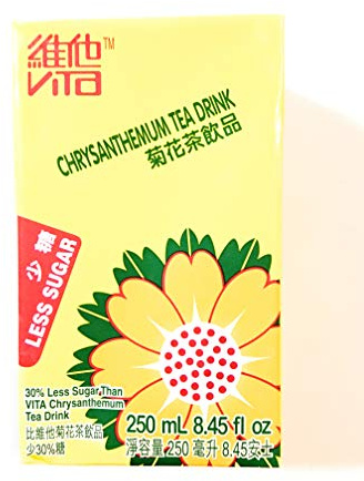 Vita Chrysanthemum Tea Drink( Less Sugar)8.45 Oz(18 Pack)