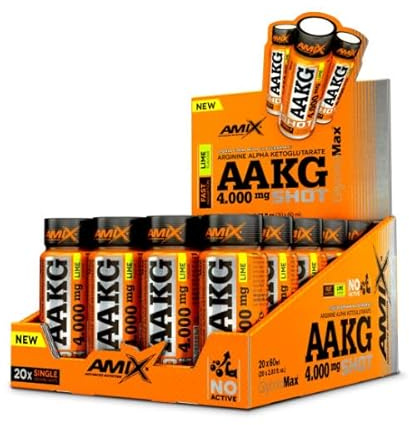 AMIX AAKG 4000mg SHOT - 20 viales x 60 ml Lime