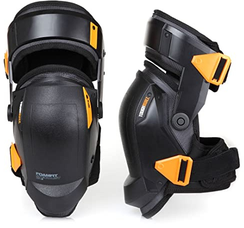 ToughBuilt - Heavy Duty Foam Thigh Support Stabilization Knee Pads - Comfortable, Adjustable, Ultimate Stability - (TB-KP-3-UK)