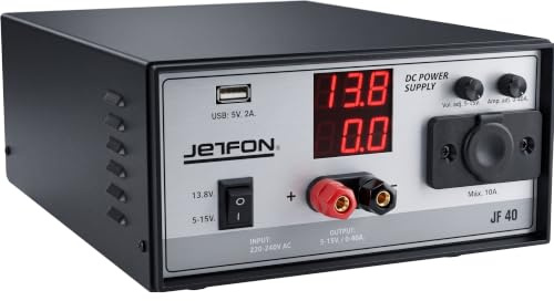 Jetfon JF-40 Fuente de Alimentación Radioaficionado 13.8V 40A