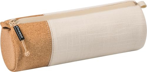 BRUNNEN Schlampermäppchen s'maepp M „Linen“ | Creme/braun