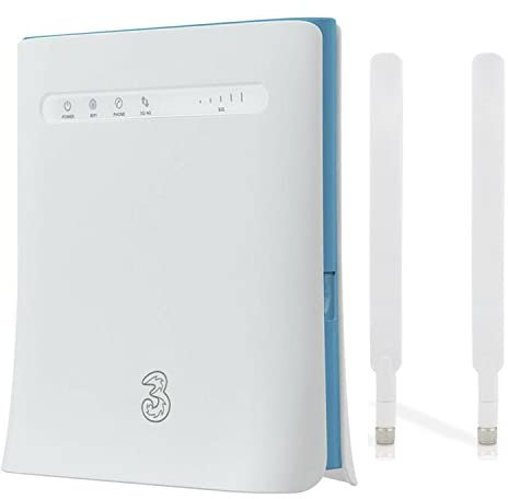 3 Network ZTE MF286D CAT 12 600mbps 4G+/LTE Home/Office Router (White). 2 x RJ11 Tel Ports. 2 x External Antennas. Works with any 3 or Smarty Network Sim Card. 2.4/5GHz Wi-Fi + Bridge Mode (Renewed)