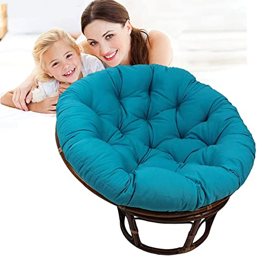 BESTXH Wasserdichtes Papasan-Stuhlkissen, Verdicktes Papasan-Sitzkissen, Ei-Sitzkissen, Weiches Ei, HäNgematte, Schaukeln, Stuhlpolster (Nur Kissen),C,80 * 80CM