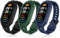 Neitra 3 Pack TPU Reloj Correas Compatible para Xiaomi Mi Smart Band 9/Mi Band 8/Mi Band 7/Mi Band 6,Pulsera de repuesto de TPU, Correa deportiva de longitud ajustable para Xiaomi Mi Band 9/8/7/6/5