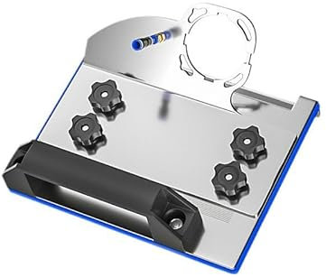 Soporte para Amoladora Angular, Soporte Amoladora angular 45° con Tapa Antideslizante Ajustable para Amoladoras Tipo 100 para Biselar Azulejos, Cerámica y Piedra, Accesorios para Amoladora Angular