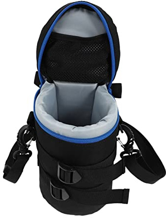 jojofuny Objektivbeutel Aus Wasserabweisendem Polyester Stoßfeste Kameraobjektivtasche Mit Verstellbarem Gürtel Kompakt Und Schütz Vor Spritzwasser Und Stößen