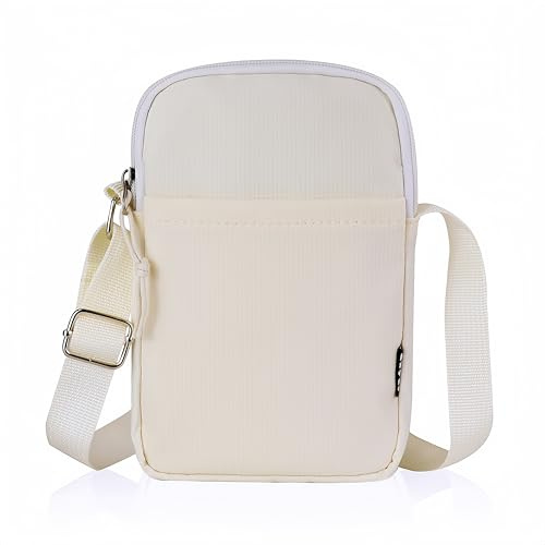 AdiStylinno Umhängetasche Klein, Leichte Canvas Herrentaschen Handytasche Geldbörse mit Verstellbar Nylonriemen, Mode Mini Crossbody Bag Phone Tasche Kleine Schultertasche für Damen Herren