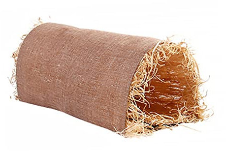 Toyvian Kaninchen Gras Tunnel Nest für Meerschweinchen Chinchilla Hamster Sicheres Schlafbett aus Natürlichen Materialien Verschleißfest und für Kleine Haustiere