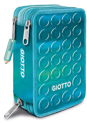 ASTUCCIO 3ZIP GIOTTO STILNOVO SHINY AQUAMARINE - STILNOVO
