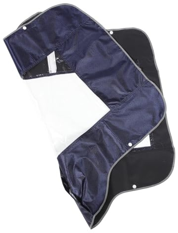 Elektromobil Abdeckung für Draußen, Faltbar, Leicht, Oxford Pvc | Navy, Robuste Schutzhülle gegen Sonne, Regen, Wind, Schnee und Eis, für Senioren Sowie Menschen mit Einschränkungen
