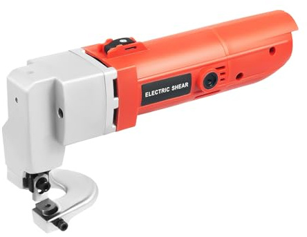 awolsrgiop Elektrische Blechschere 500W, Blechnibbler für Metall mit 2000 U/min, schneidet Weicheisen 2.5mm, Edelstahl 1.5mm, 220V Kupfermotor für präzises Schneiden von Blechen, Aluminium