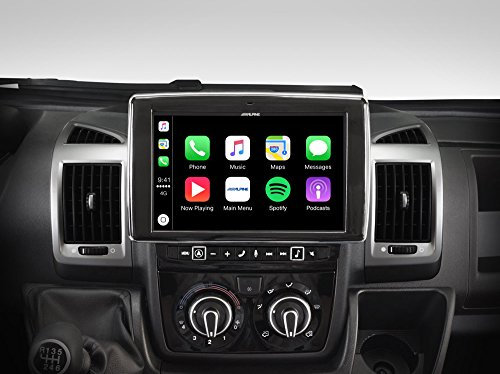 Alpine X902D-DU Touchscreen Navigator, festinstalliert, 9 Zoll LCD Scwarz – Navi (Ost- und Westeuropa) 22.9 cm (9 Zoll), 800 x 480 Pixel, LCD, AVI, H.264, MKV, MP4
