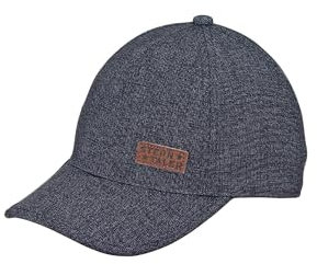 Sterntaler Basecap Jeans – Jungen Cap mit UV-Schutz 50+ im Denim-Look – Verstellbare Kappe mit Metall-Schließe – Lässige Sommermütze für Kinder – marine, Größe 49