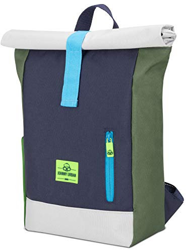 Johnny Urban Rucksack Kinder Jungen & Mädchen Grün - Junior Aaron - Kinderrucksack mit Brustgurt - Aus recyceltem Material - Ab 3 Jahre - 8L - Wasserabweisend