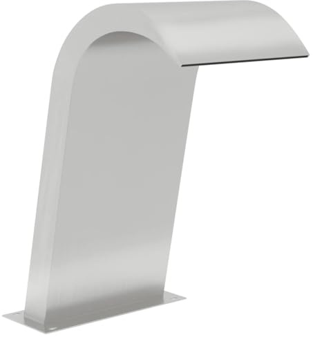 vidaXL Pool Wasserfall Brunnen Schwalldusche Schwallbrause Wasserfontäne Poolfontäne Wasserschwall Schwimmbad 50x30x60cm Edelstahl 304