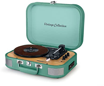 MUSE MT-201WG BT USB Verde Tocadiscos ESTÉREO/USB/Bluetooth