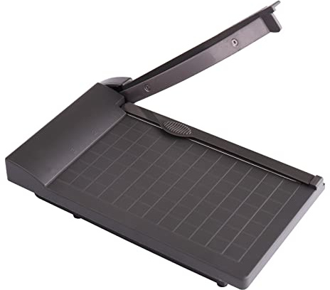 ERYUE Papierschneider,Mini Papierschneidemaschine Guillotine Cutter 6 Zoll (160 mm) Schnittlänge Desktop Papierschneidemaschine mit Sicherheitsschneidkopf für Bastelpapier Fotos Karten Scrapbooking