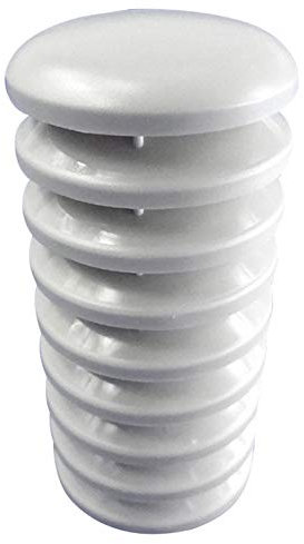 Carriere White Plastic Outer Shield for Hygro Sensor, Spare Part for Weather Station (Transmitter/Hygro Sensor)