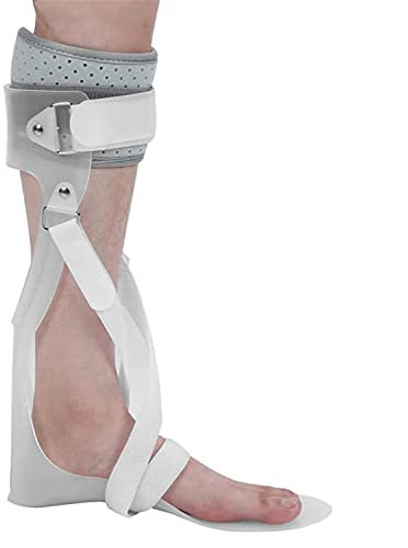 XDAWQP Foot Drop Supports Foot Stabilizer Orthopedic Brace Drop Foot Ankle Wrap Corrector Support Splint Ankle Foot Orthosis Straightener Brace (Right Foot L)