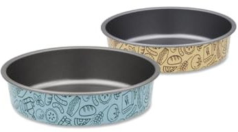 Avilia - Tortiera in Alluminio Antiaderente 18 cm per Friggitrice ad Aria e Forno, Ideale per Cotture Uniformi Senza Grassi, Lavabile in Lavastoviglie, Design Colorato e Pratica da Usare