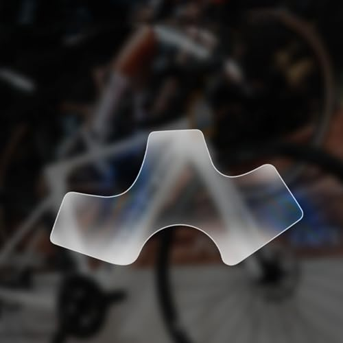 Snorvixre Bicicletas, protección resistente a los arañazos, pegatina para el marco de la bicicleta, carcasa de pedalier, adhesivo de protección, marco resistente a
