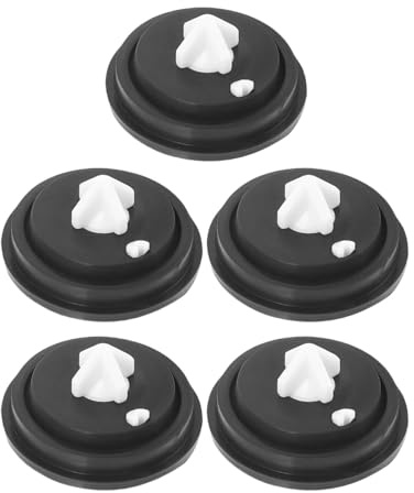 Ersatz-Membrandichtungen, WC-Spülkasten-Dichtung, Wasserstop-Pad, Membranen für WC-Spülkasten, Wassereinlassventile, Schwimmerventile, Unterlegscheibe, 5 Stück
