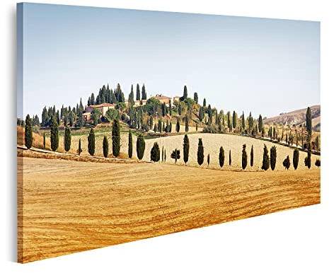 islandburner Bild auf Leinwand Typische Landschaft In Der Toskana Im Herbst Bilder Wandbilder Poster